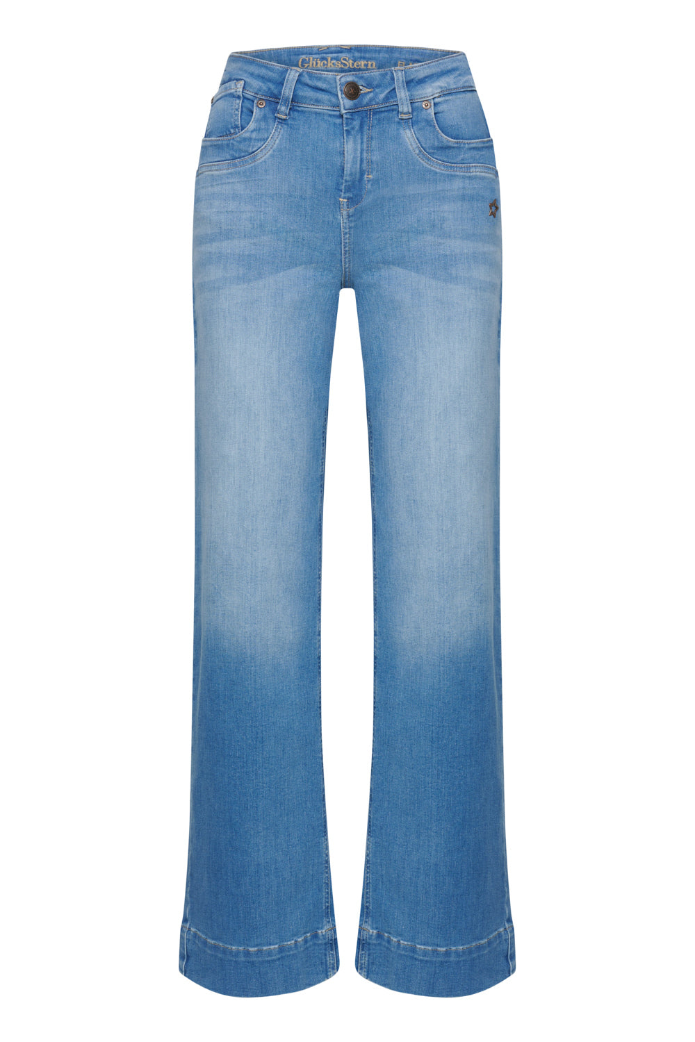 Clara – Flared Jeans in Sommerflair mit hoher Leibhöhe