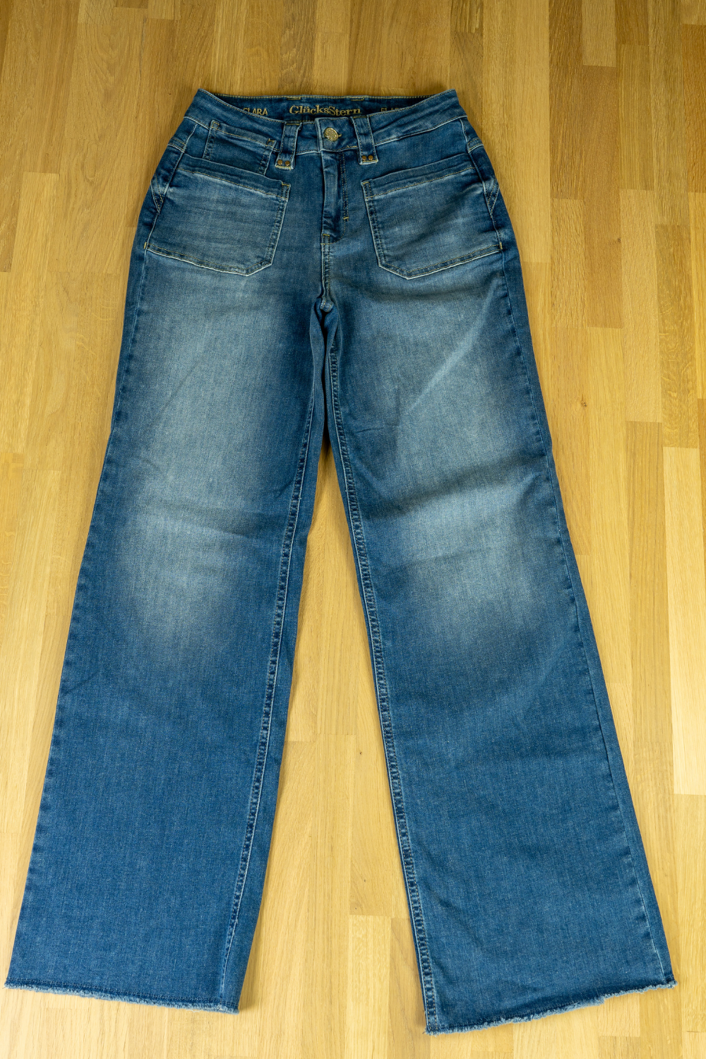 Clara Flared Südenblau