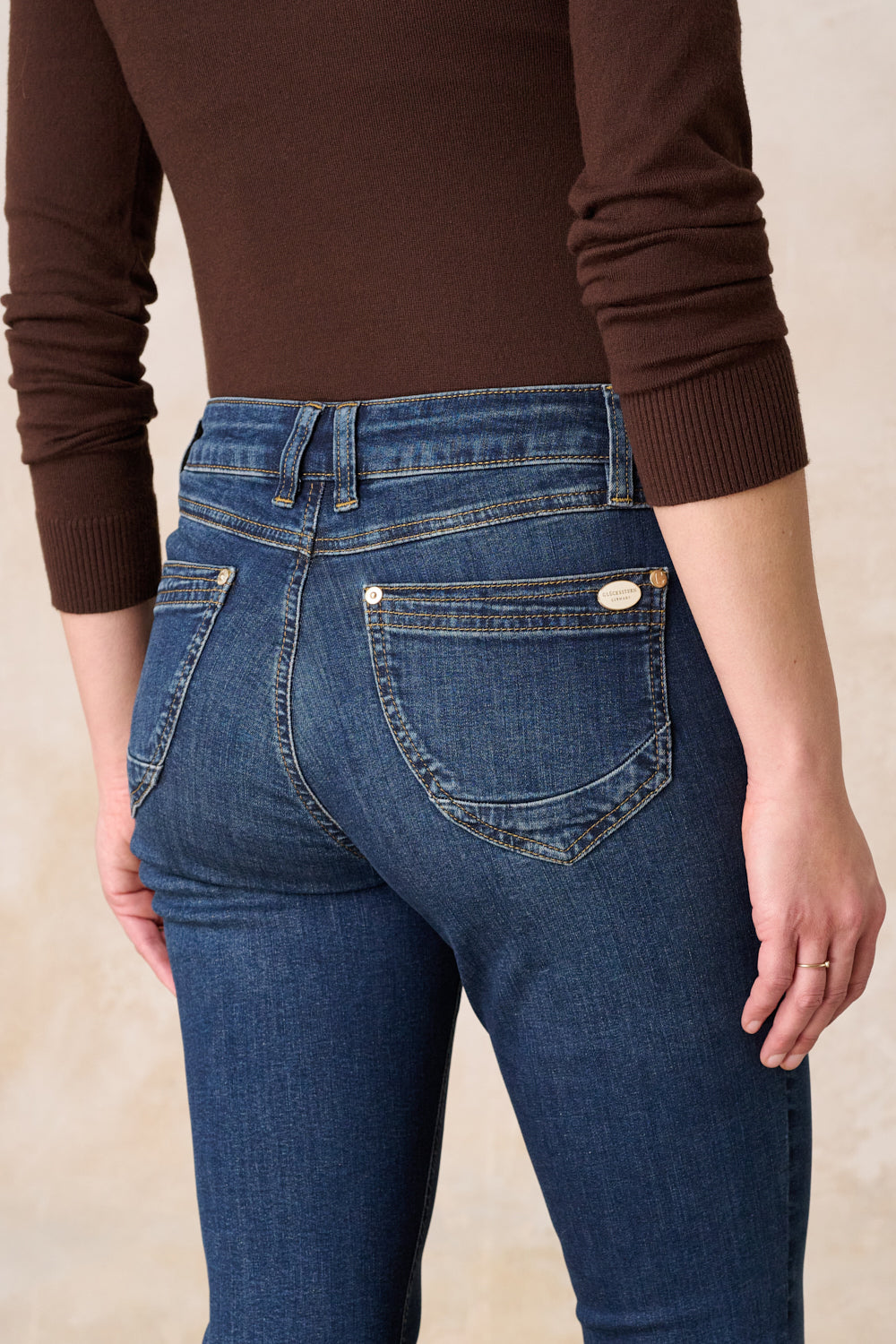 Merle – Slim Fit Jeans in Himmelblau