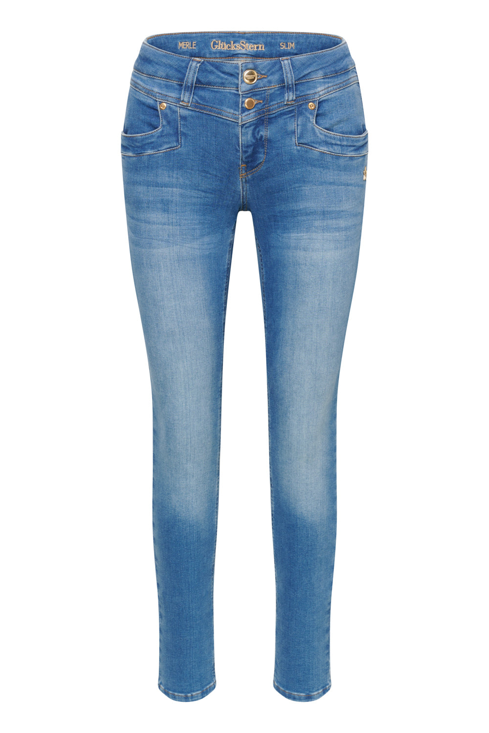 Merle - Slim Fit Jeans – Opalblau