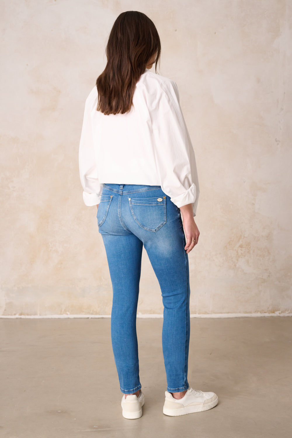 Merle - Slim Fit Jeans – Opalblau
