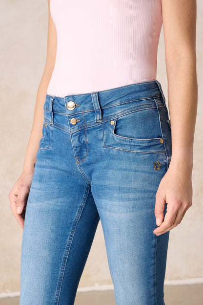 Merle - Slim Fit Jeans – Opalblau