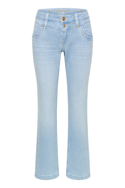 Merle - Straight Leg Jeans - Isarblau