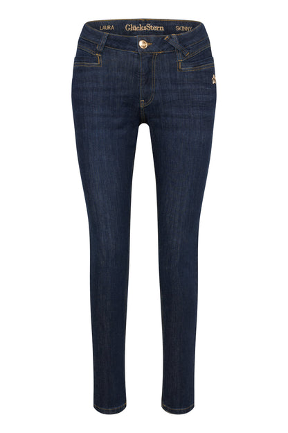 Laura Skinny Fit Jeans – Waschblau & Soft Denim, hohe Leibhöhe