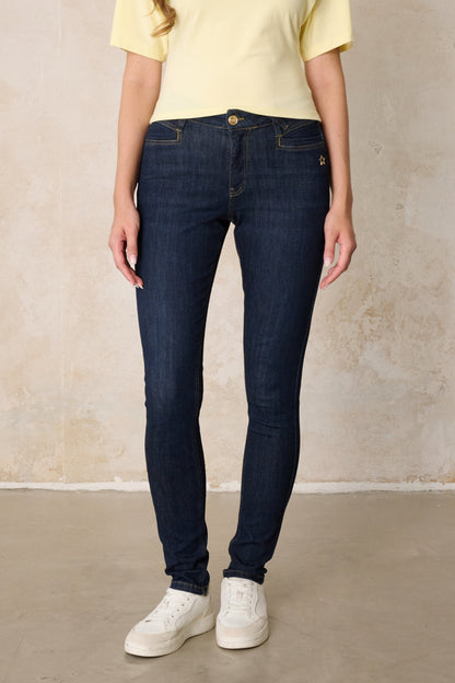 Laura Skinny Fit Jeans – Waschblau & Soft Denim, hohe Leibhöhe