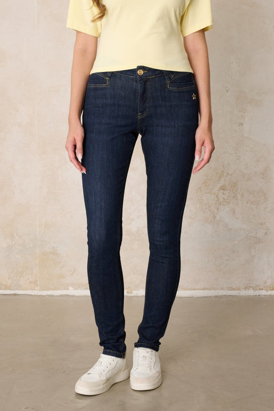 Laura Skinny Fit Jeans – Waschblau & Soft Denim, hohe Leibhöhe