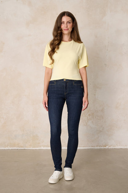 Laura Skinny Fit Jeans – Waschblau & Soft Denim, hohe Leibhöhe