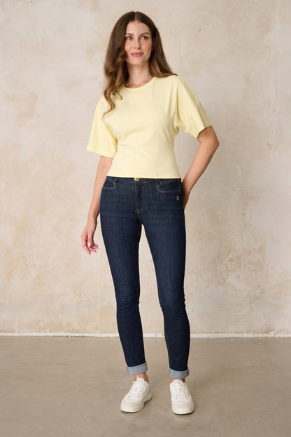 Laura Skinny Fit Jeans – Waschblau & Soft Denim, hohe Leibhöhe