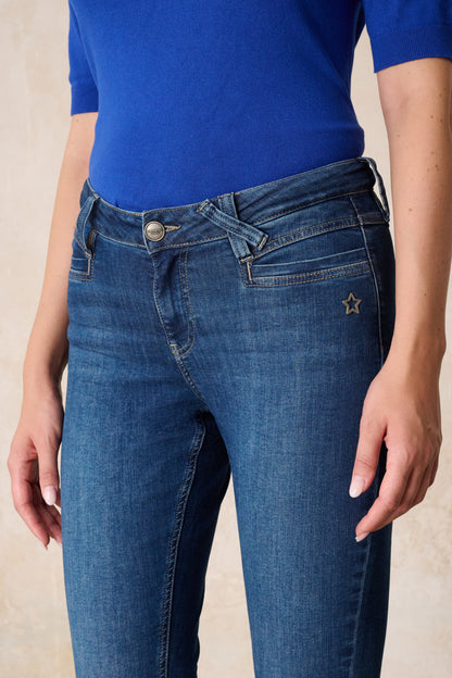 Laura Skinny Fit Jeans – Edelblau & Soft Denim, hohe Leibhöhe