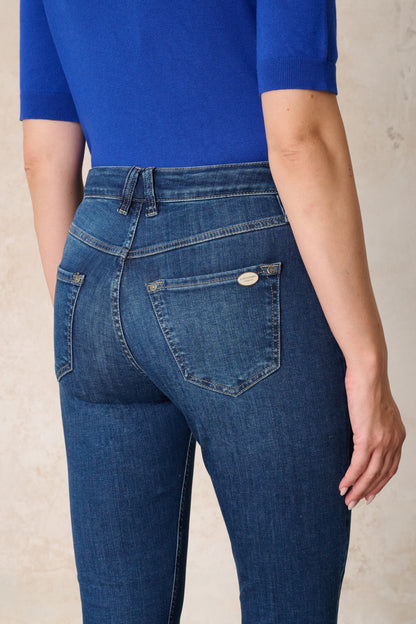 Laura Skinny Fit Jeans – Edelblau & Soft Denim, hohe Leibhöhe