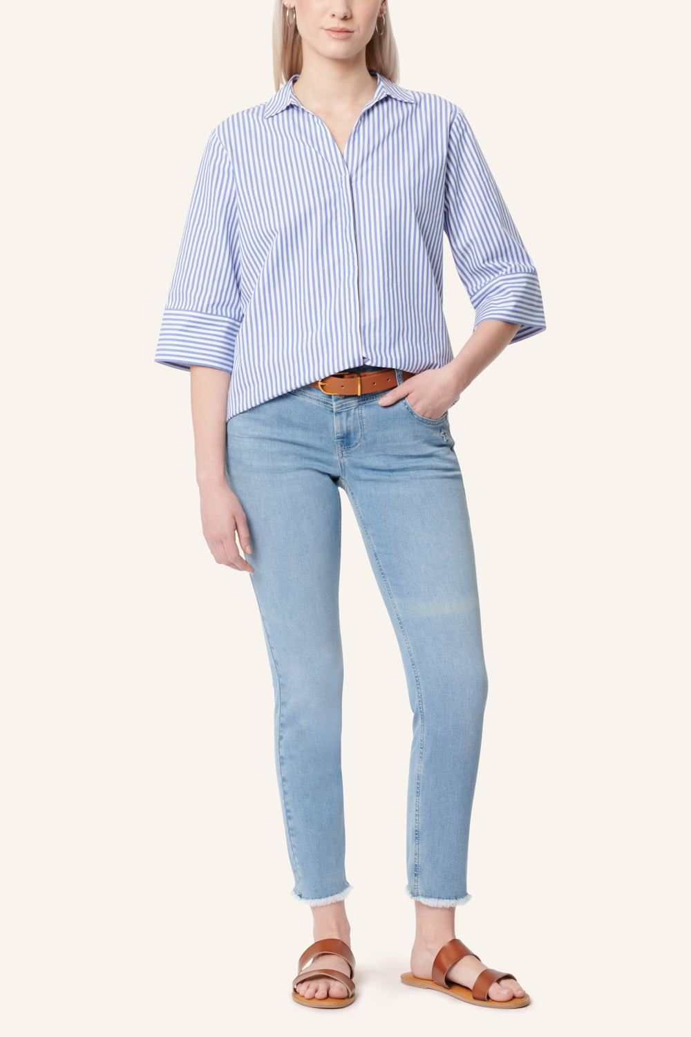 Merle Slim Mineralblau