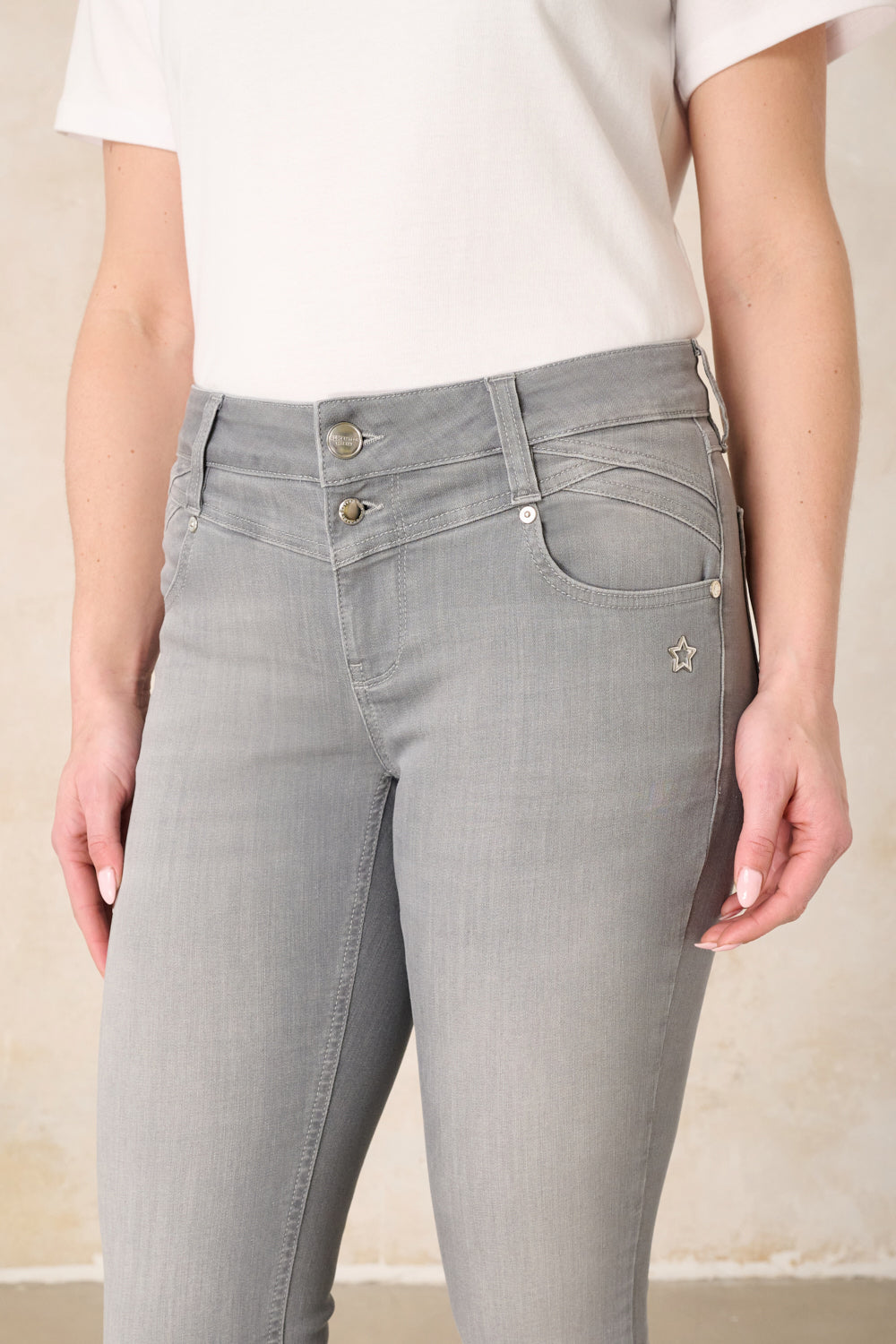 Merle - Slim Fit Jeans – Steingrau
