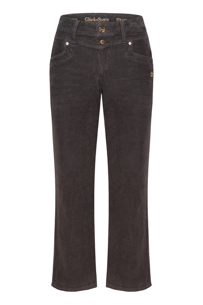 Merle - Straight Leg Jeans - Cordgrau