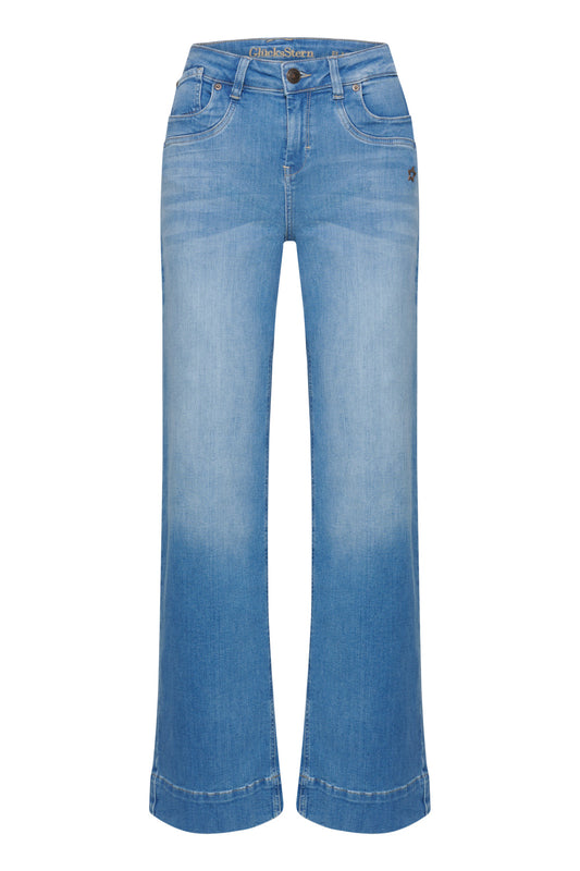 Clara – Flared Jeans in Sommerflair mit hoher Leibhöhe