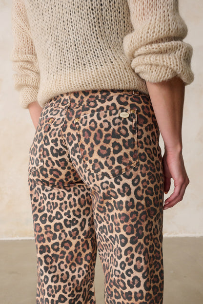 Serena – Barrel Jeans in Leobeige
